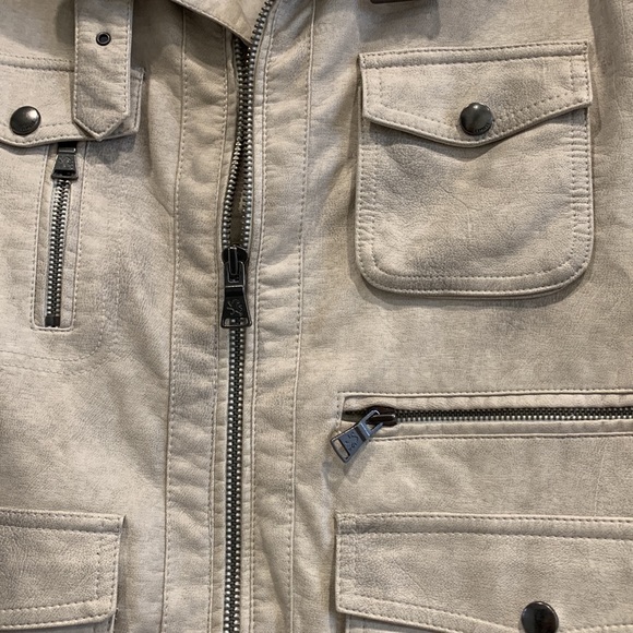 Express Vegan Leather Jacket - Picture 3 of 6